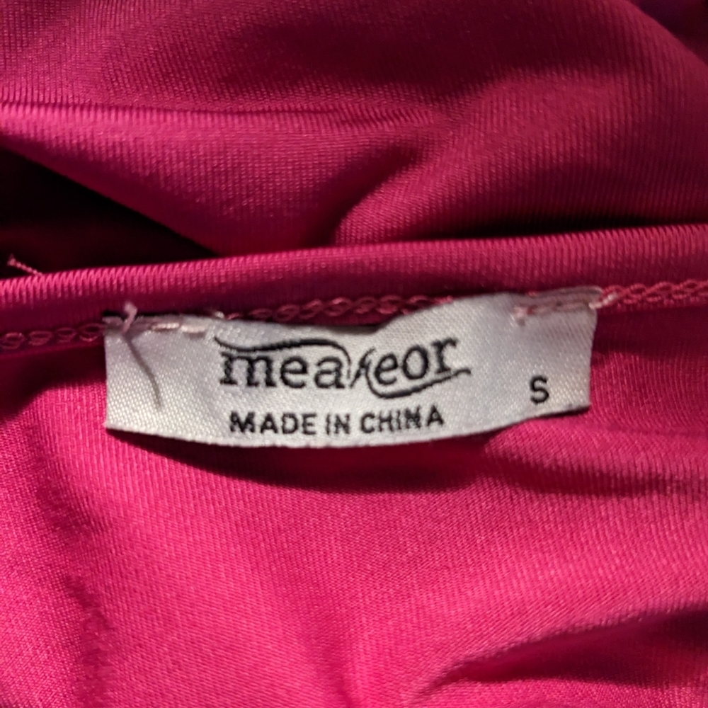 Fuchsia Batwing Caftan Jersey Maxi Dress - image 2